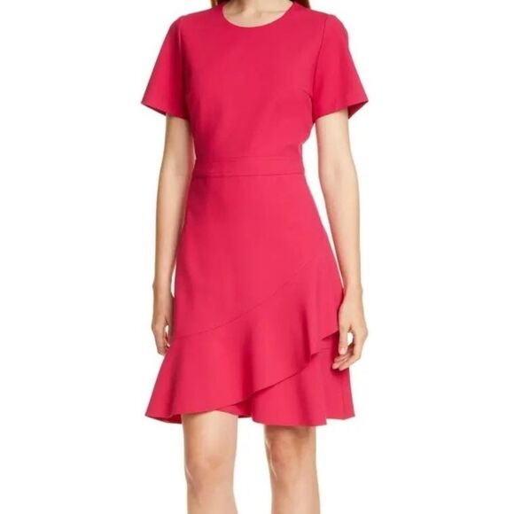 SHELBY&PALMER JEWEL WOMEN"S SHORT SLEEVE LONG ZIP CLOSURE DRESS - Picture 1 of 14